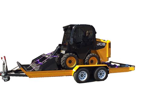 best trailer to haul skid steer|trailers for bobcat skid steers.